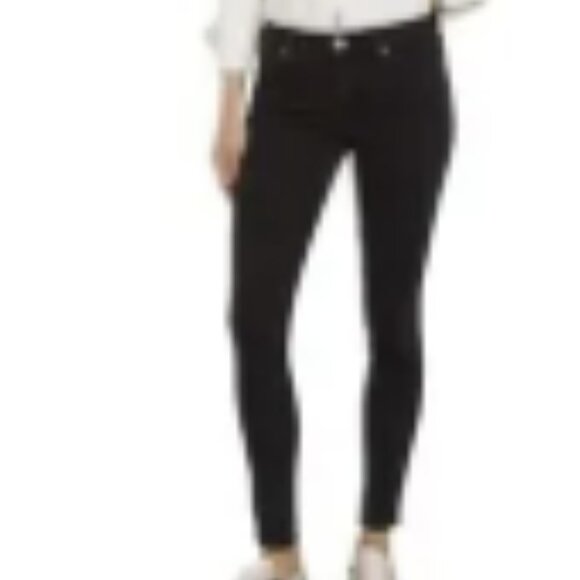 Sandro Paris Ankle Zip Mid Rise Slim Fit Jeans Sz 40 (28) - Picture 2 of 16